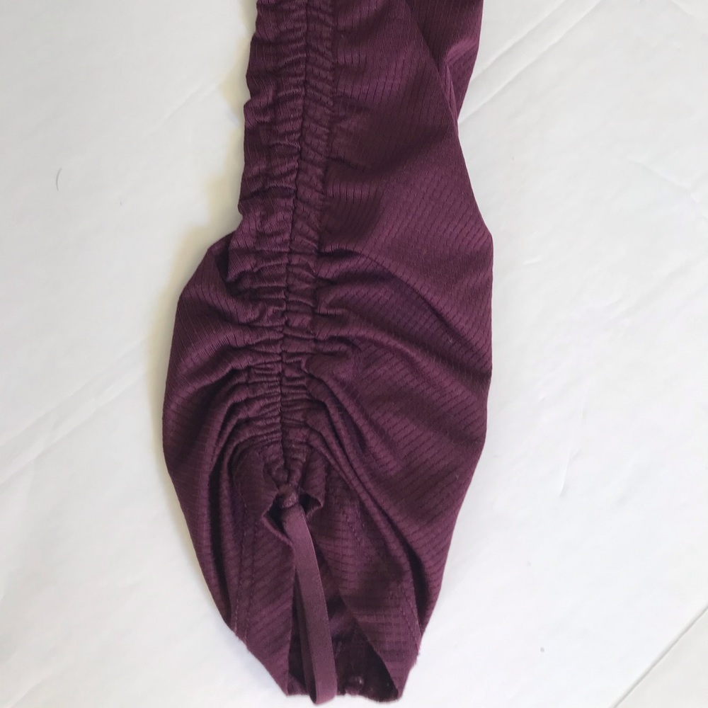 Fabletic purple leggings with cinch length, M - Picture 4 of 9